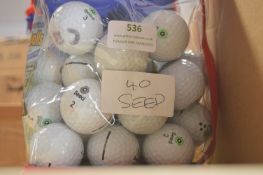 *40 Seed Golf Balls