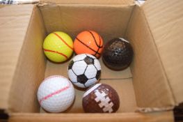 *Nine Boxes of 6 Sports Golf Balls