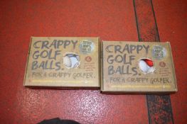 *Five Boxes of 6 Crappy Golf Balls