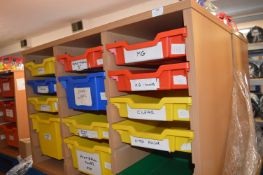 *Three Bay Thirteen Tray Storage Unit 100x50 x 70cm tall