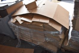 *Pallet Containing a Quantity of Small Cardboard Boxes