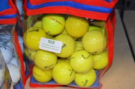 *39 Srixon Q Star Yellow Golf Balls