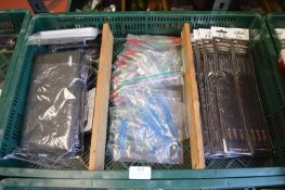 Tray Lot of Assorted Barbless Hair Rigs, Lures, etc.