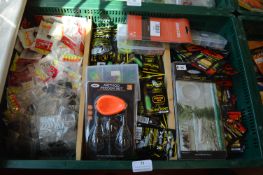 Tray Lot of Assorted Tackle, Floats, Nightlights, etc.