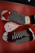 *3x Jane & Bleecker Slipper Socks Size: 2-8