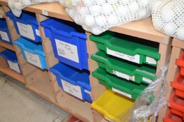 *Three Bay Eight Tray Storage Unit 100x50cm x 75cm tall