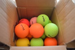 *Two Boxes of 20 Volvic Vimat Mixed Coloured PA Golf Balls