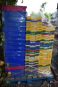 *Pallet Containing a Quantity of Plastic Trays