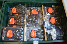 Tray Lot of Assorted Feeders, Weights, and Rigs etc.