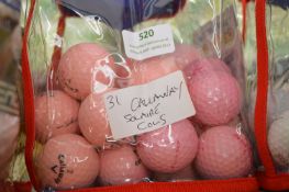 *31 Calloway Solaire Colours Golf Balls