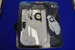 *Kirkland Golf Gloves 4pk Size: L