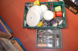 *Mugs, Plates, and Cutlery