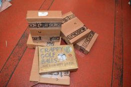 *Five Boxes of 6 Crappy Golf Balls