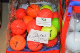 *21 Srixon Soft Feel Colours Golf Balls