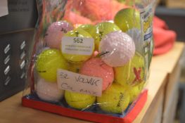 *32 Volvic Colour Mixed Golf Balls
