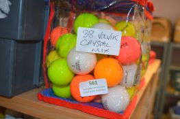 *38 Volvic Crystal Mixed Golf Balls