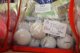 *19 Titleist Pro V1 19/20 Refurbished Golf Balls