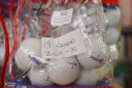 *19 Srixon ZUR-X Golf Balls