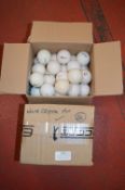 *Two Boxes of ~40 White Crystal Mix PA Golf Balls