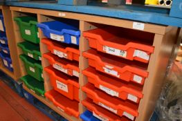 *Three Bay Fifteen Tray Storage Unit 100x50cm x 70cm tall