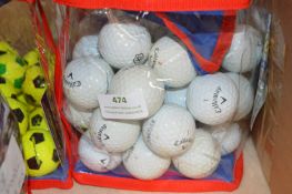 *37 Calloway Chrome Soft Practice X Out Golf Balls