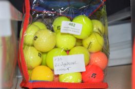 *22 Bridgestone Colour Golf Balls