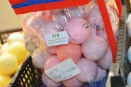 *40+ Pink Crystal Mixed Golf Balls