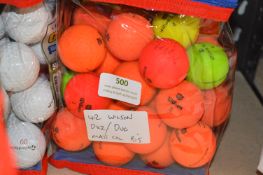 *42 Wilson DX2/Duo Matt Colour B Golf Balls