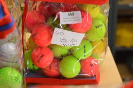 *40 Volvic Bimax Golf Balls