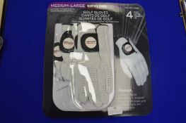 *Kirkland Golf Gloves 4pk Size: M/L