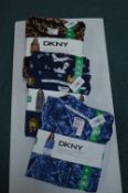 *Three DKNY Ladies 2pc Pyjamas Sets Size: XL