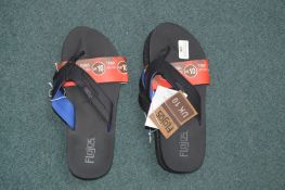 *Two Pairs of Flojos Men's Flipflops Size: 10