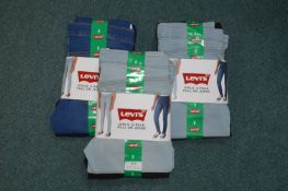 Three Levi's Girl's Pull-On Jeans 2pk Size: 8 Year