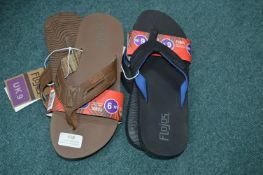 *Two Pairs of Flojos Flipflops Size: 9