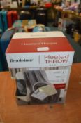 *Brookstone Heated Throw 50