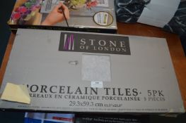 *Porcelain Tiles 5pk 29x59cm (some may be damaged)