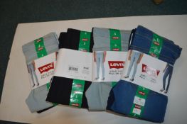 Four Levi's Girl's Jeggings 2pks Size: 8 years