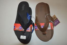 *Two Pairs of Flojos Gent's Flipflops Size: 9