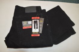 *Urban Star Gent's Black Denim Jeans Size: 34x32