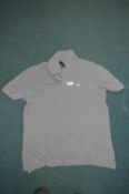 *Emporio Armani Grey Polo Shirt Size: XL
