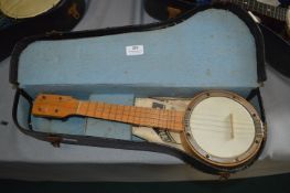 British Made Banjolele with Case