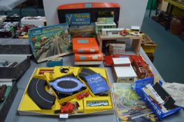 Triang Mimic Motorways Racing Car Set plus Accessories etc.