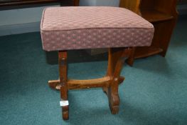 * Gnome Man English Oak Pegged Stool