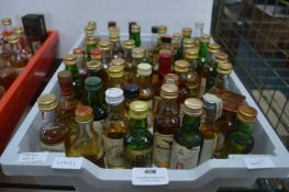 40+ Vintage Whiskey Miniatures