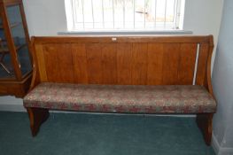 * Gnome Man English Oak Bench