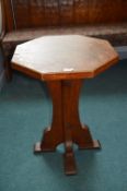 * Gnome Man English Oak Octagonal Table