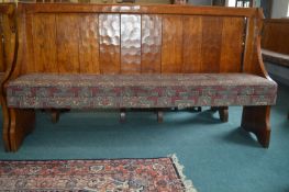 * Gnome Man English Oak Bench