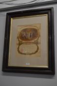Ancient Order of Druids Framed Certificate 1909