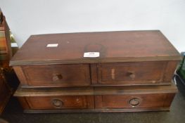 Two Small Mahogany Drawer Sets