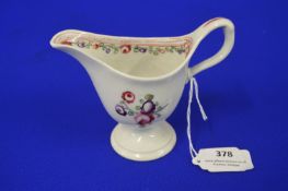 New Hall helmet Shaped Cream Jug circa 1795